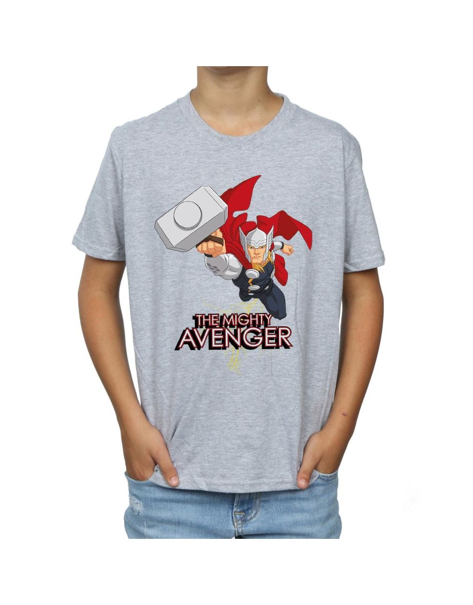 Marvel Boys Thor The Mighty Avenger T-Shirt - Sports Grey - 3
