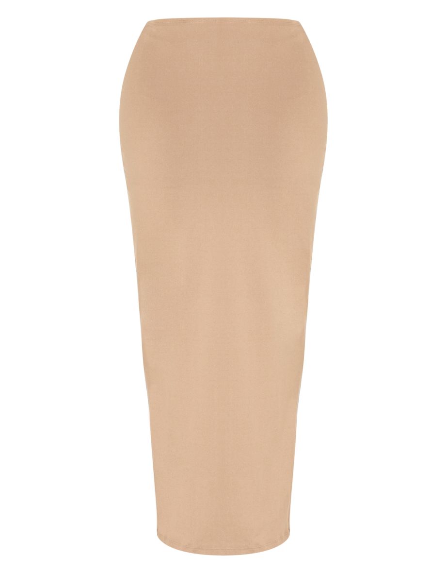 Shape Khaki Built In Shapewear Sculpt Maxi Skirt - 4