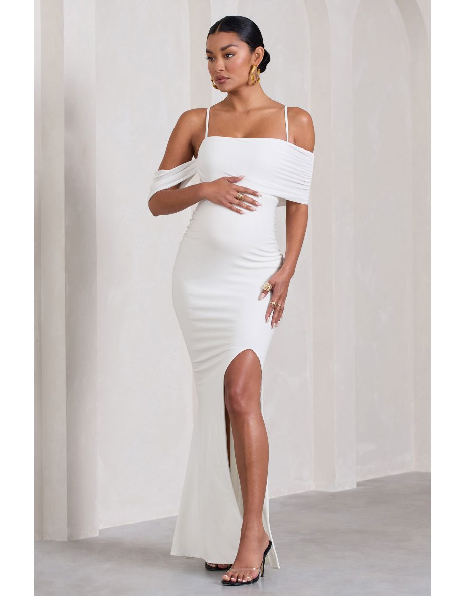 Maternity bodycon hotsell maxi dress