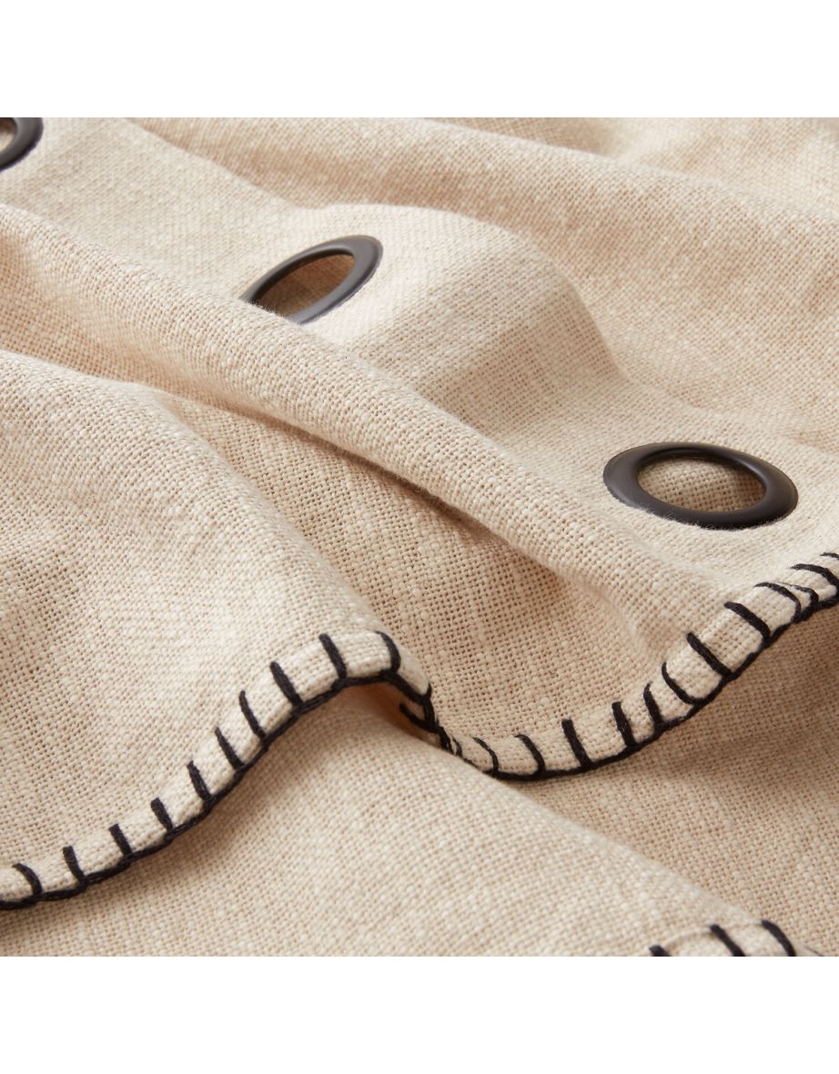 Raoul 100% Cotton Eyelet Curtain - 2
