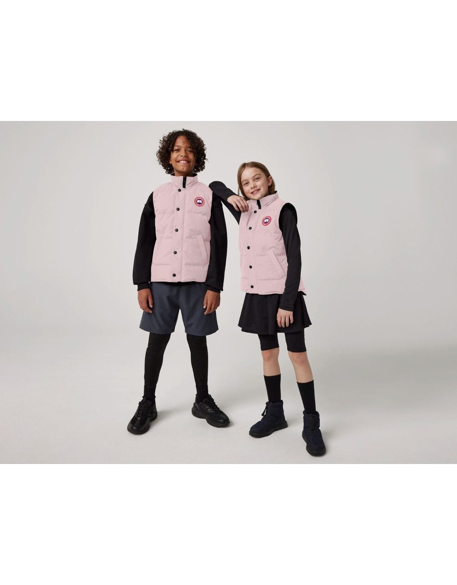 Girls Vanier Vest in Pink