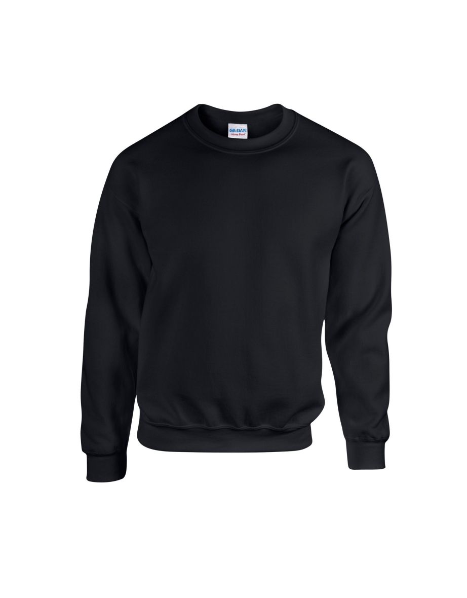 Gildan Mens Heavy Blend Sweatshirt - Black