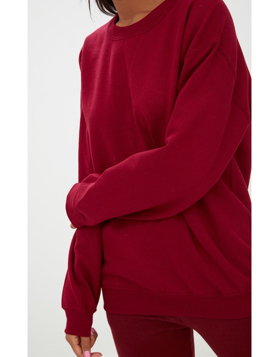 Maroon Ultimate Oversized Sweater - 4