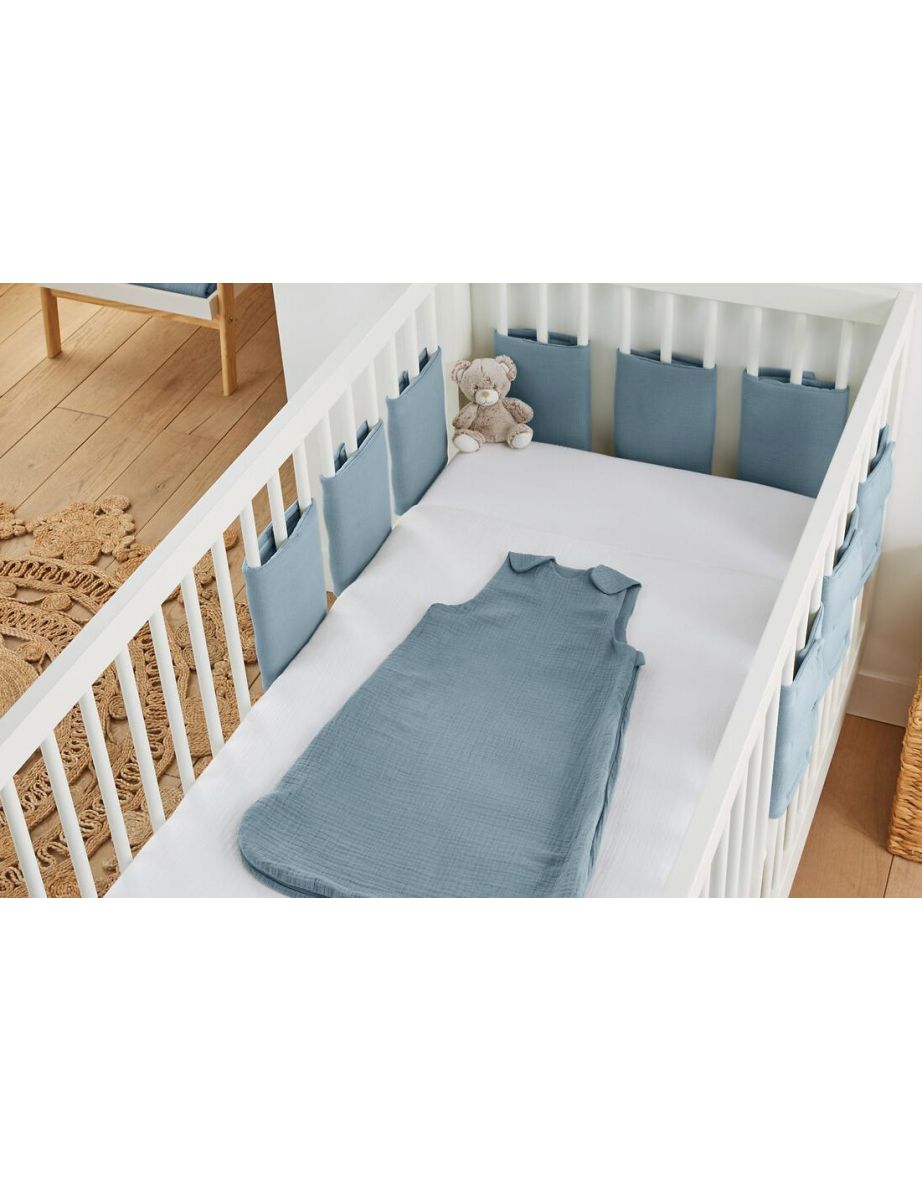 Kumla Cotton Muslin Cot Bed Bumper