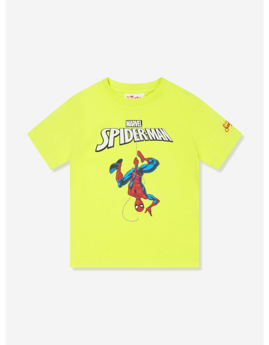 Boys Marvel Spiderman T-Shirt in Yellow