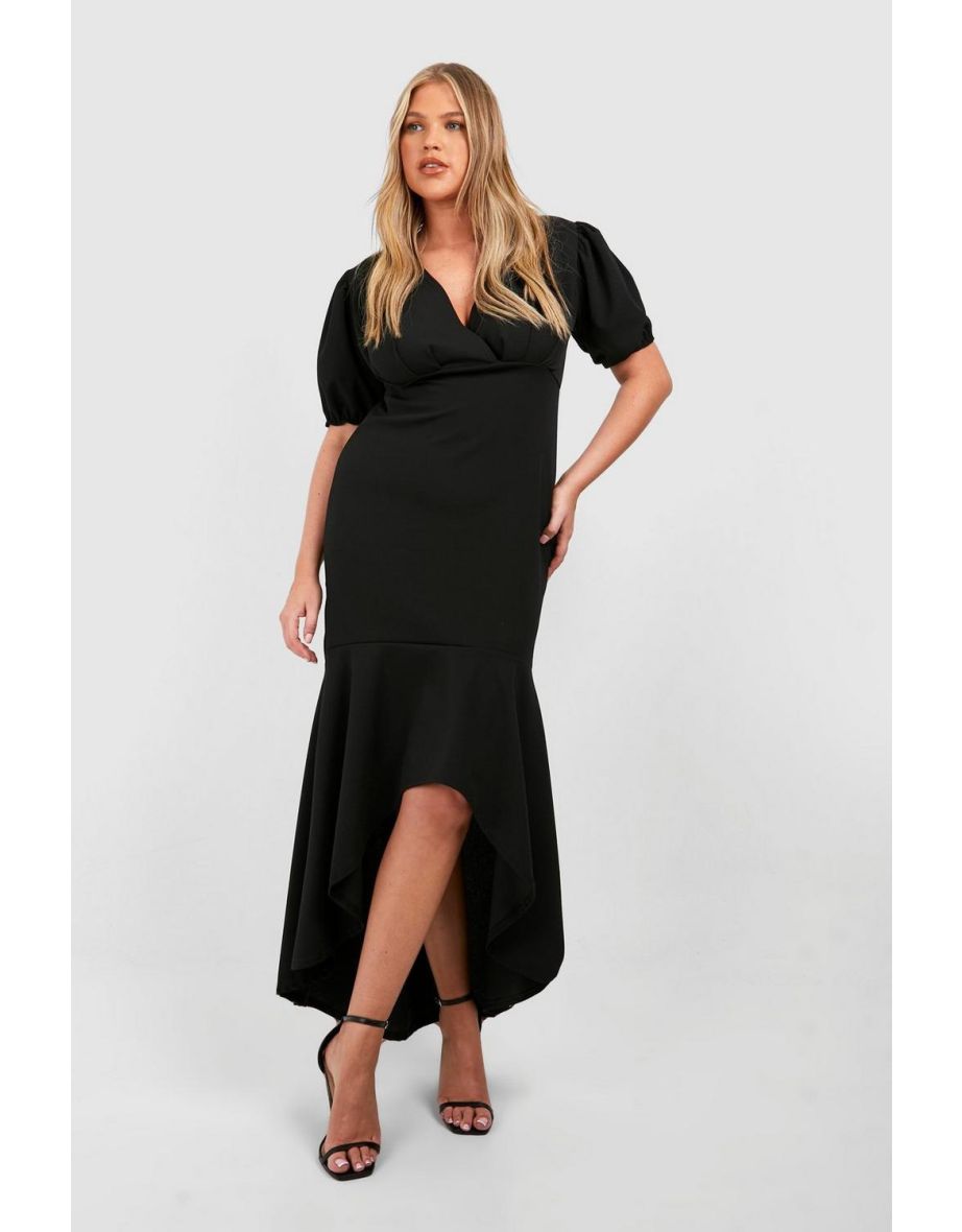 Plus size fishtail maxi dress best sale