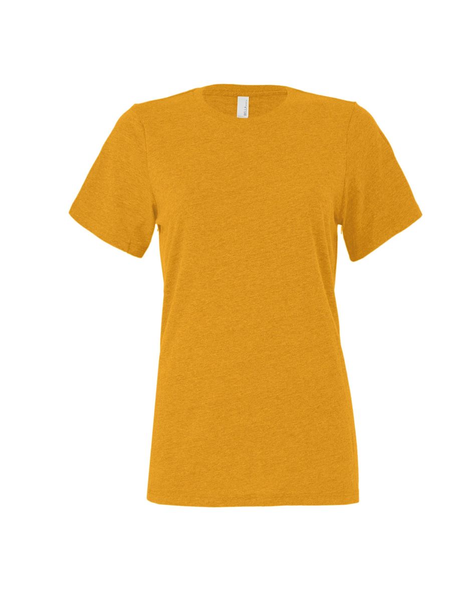 Bella + Canvas Womens/Ladies Heather T-Shirt - Heather Mustard