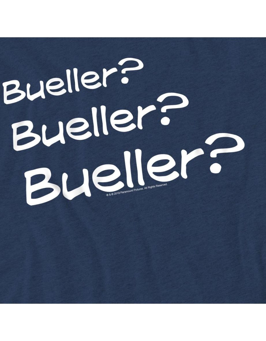 Ferris Bueller´s Day Off Unisex Adult Bueller? T-Shirt - Navy - 3