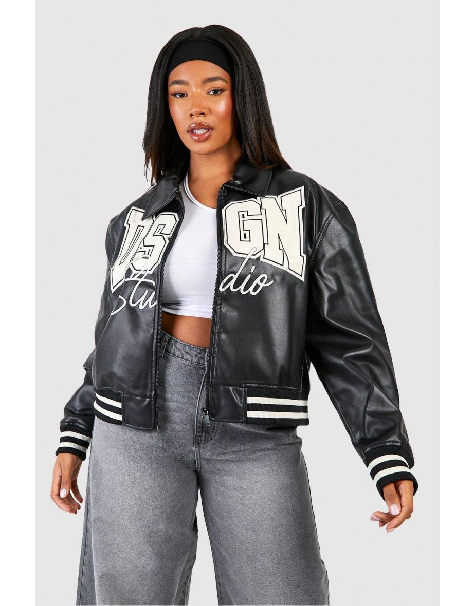 Plus Pu Dgsn Studio Bomber Jacket - 3