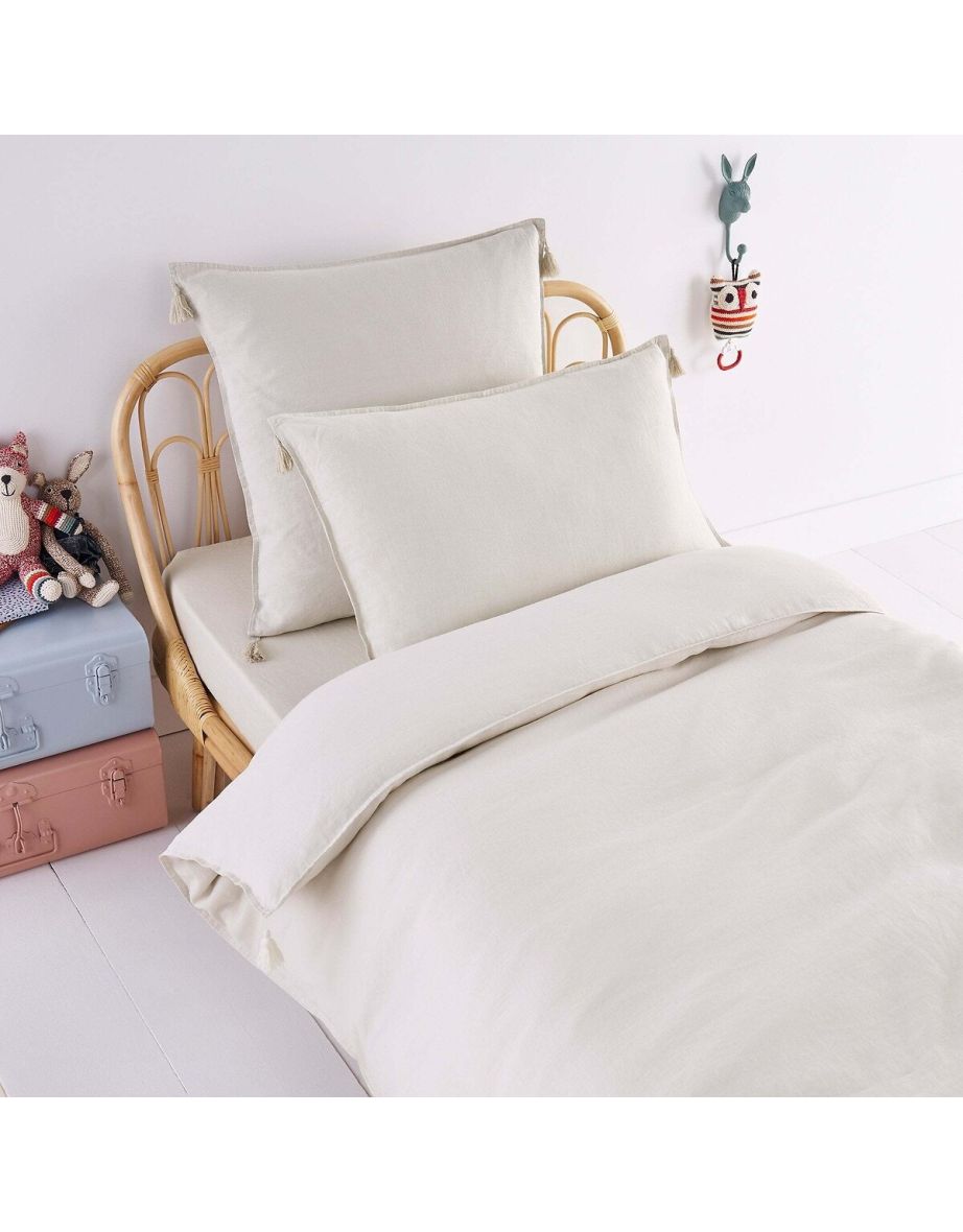 Carly Washed Linen Duvet Cover - 3