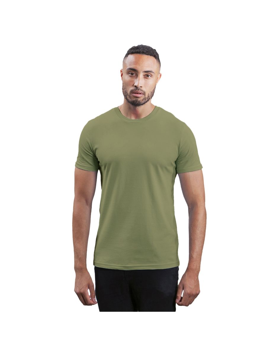 Mantis Mens Short-Sleeved T-Shirt - Dusty Olive - 1