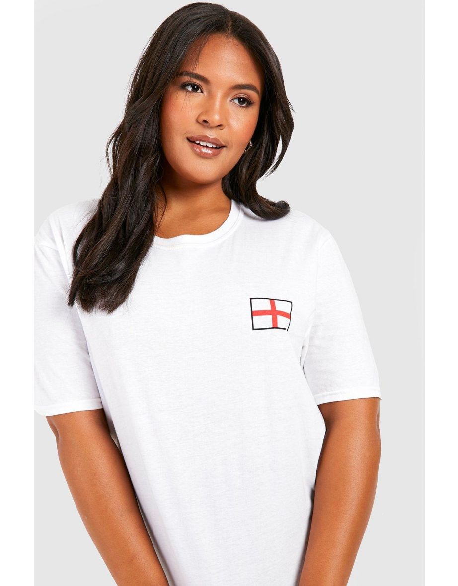 Plus England Flag World Cup T-shirt - white - 3