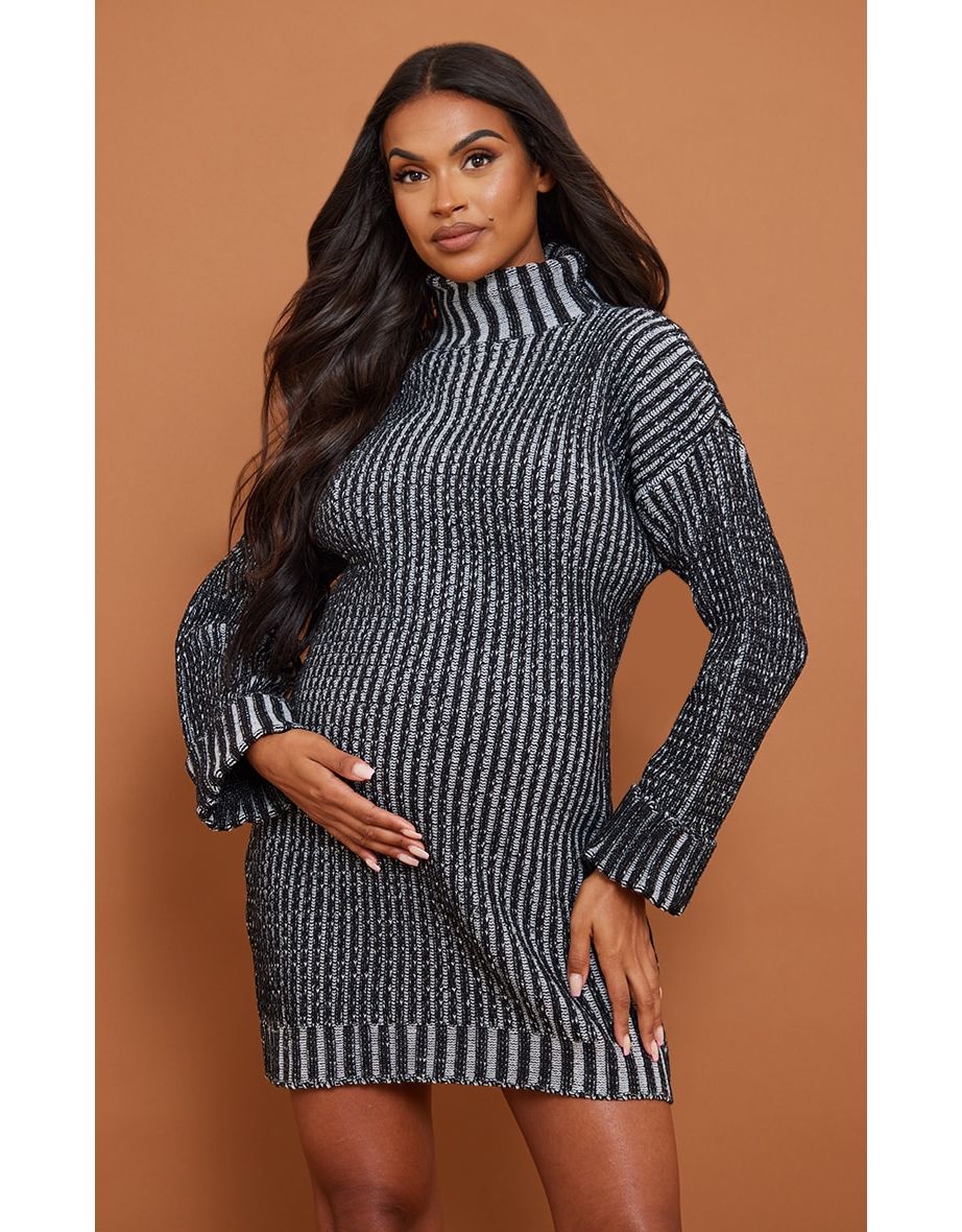 Maternity knitted jumper dress best sale