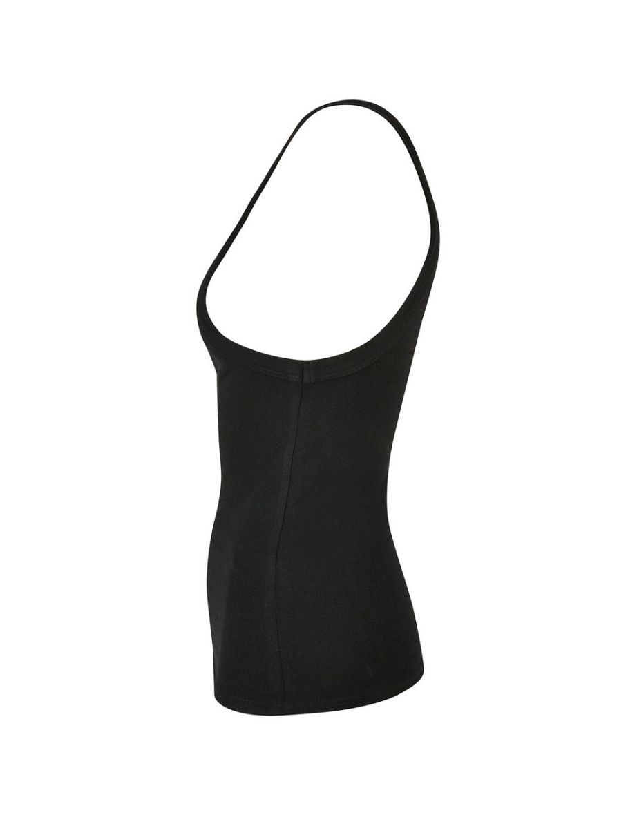 Womens/Ladies Everyday Tank Top - Black - 2