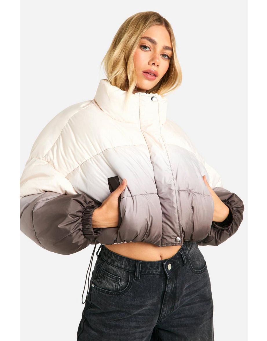 Ombre Puffer Jacket