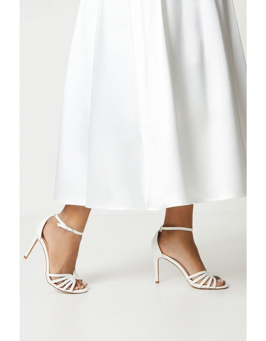 Tilda Lattice Front High Heeled Sandals