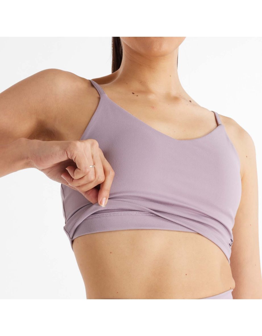 Women's New Balance Harmony Light Support Sports Bra in Purple - 5