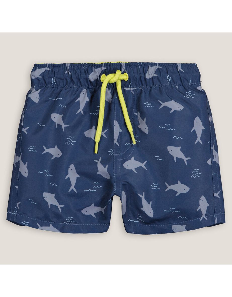 Shark Print Swim Shorts