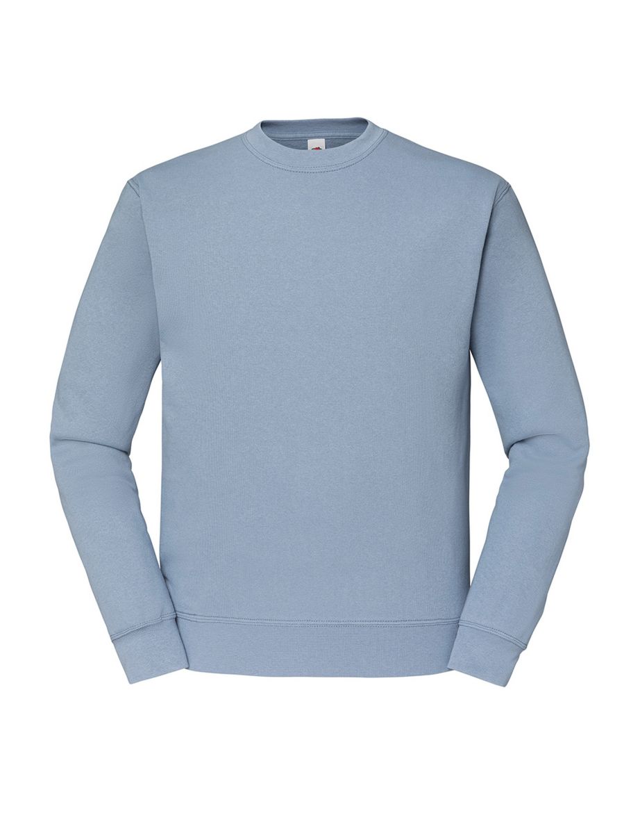 Fruit Of The Loom Mens Classic Drop Shoulder Sweatshirt - Mineral Blue