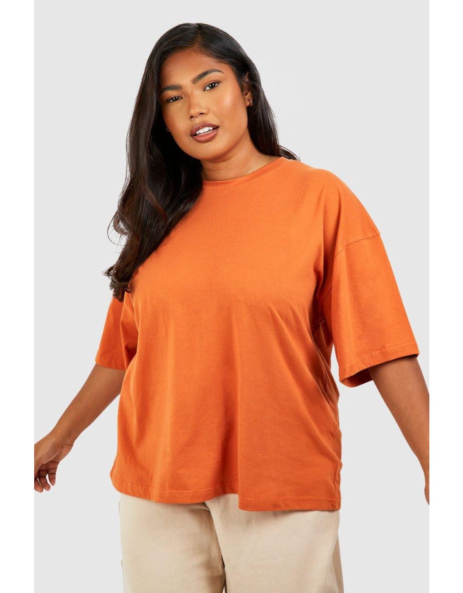 YOURS Plus Size Rust Orange T-Shirt