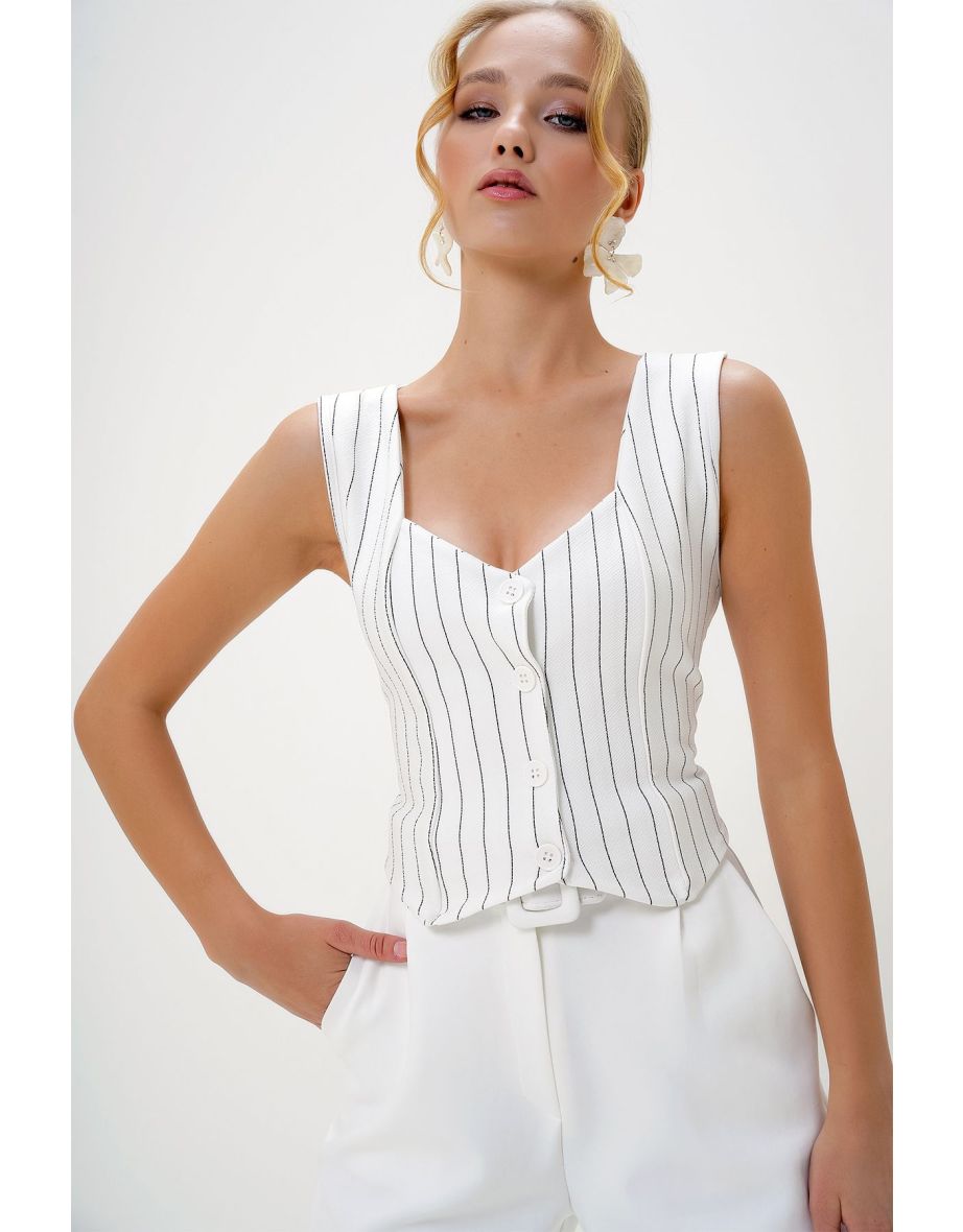 Vest - White