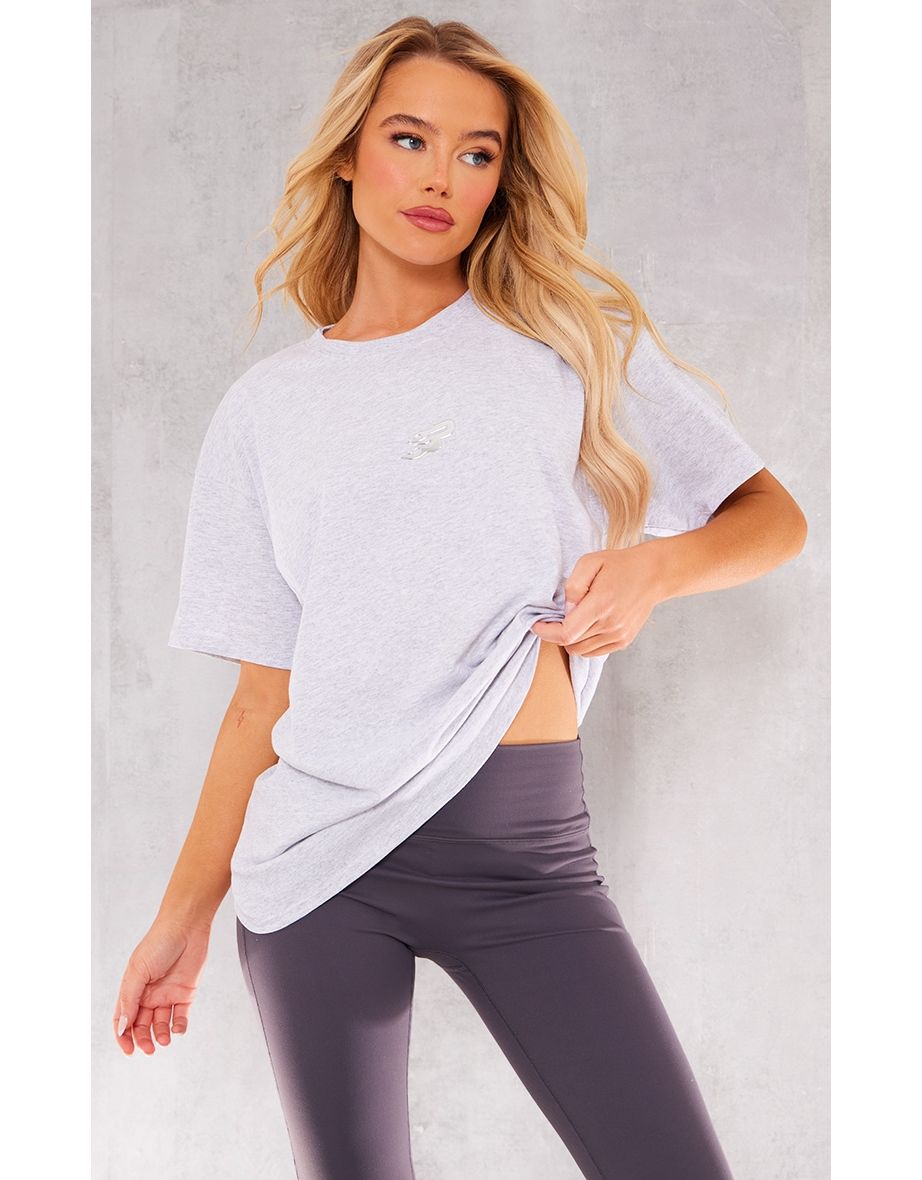Shop PrettyLittleThing Women's Grey Gym Leggings up to 80% Off