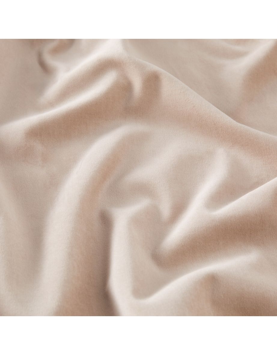 Velvet 100% Cotton Thermal Curtain with Hidden Tabs - 9