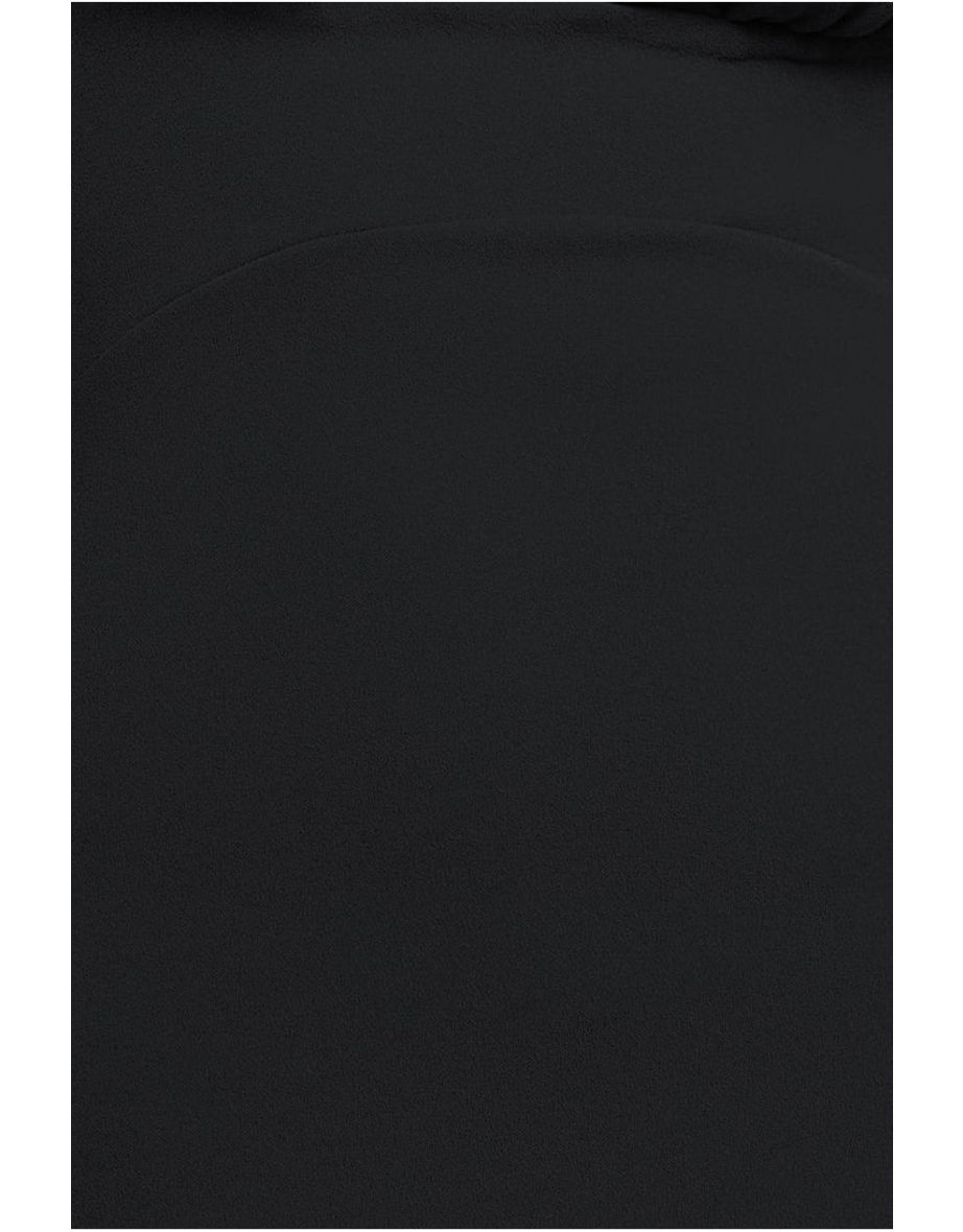 Goddiva Scuba Crepe Twist Cutout Dress - Black - 3