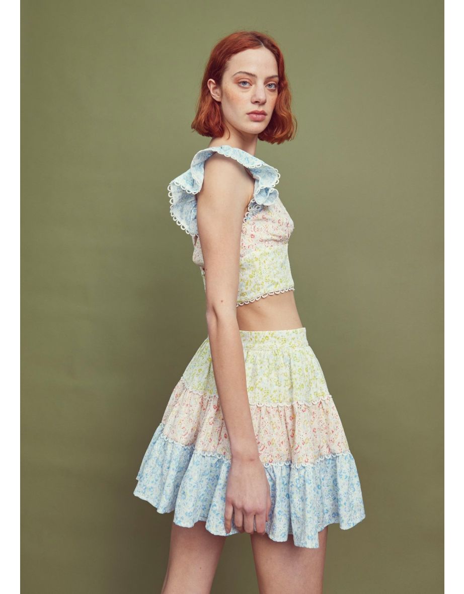 Birdie Co-ord Mini Skater-Skirt - 3