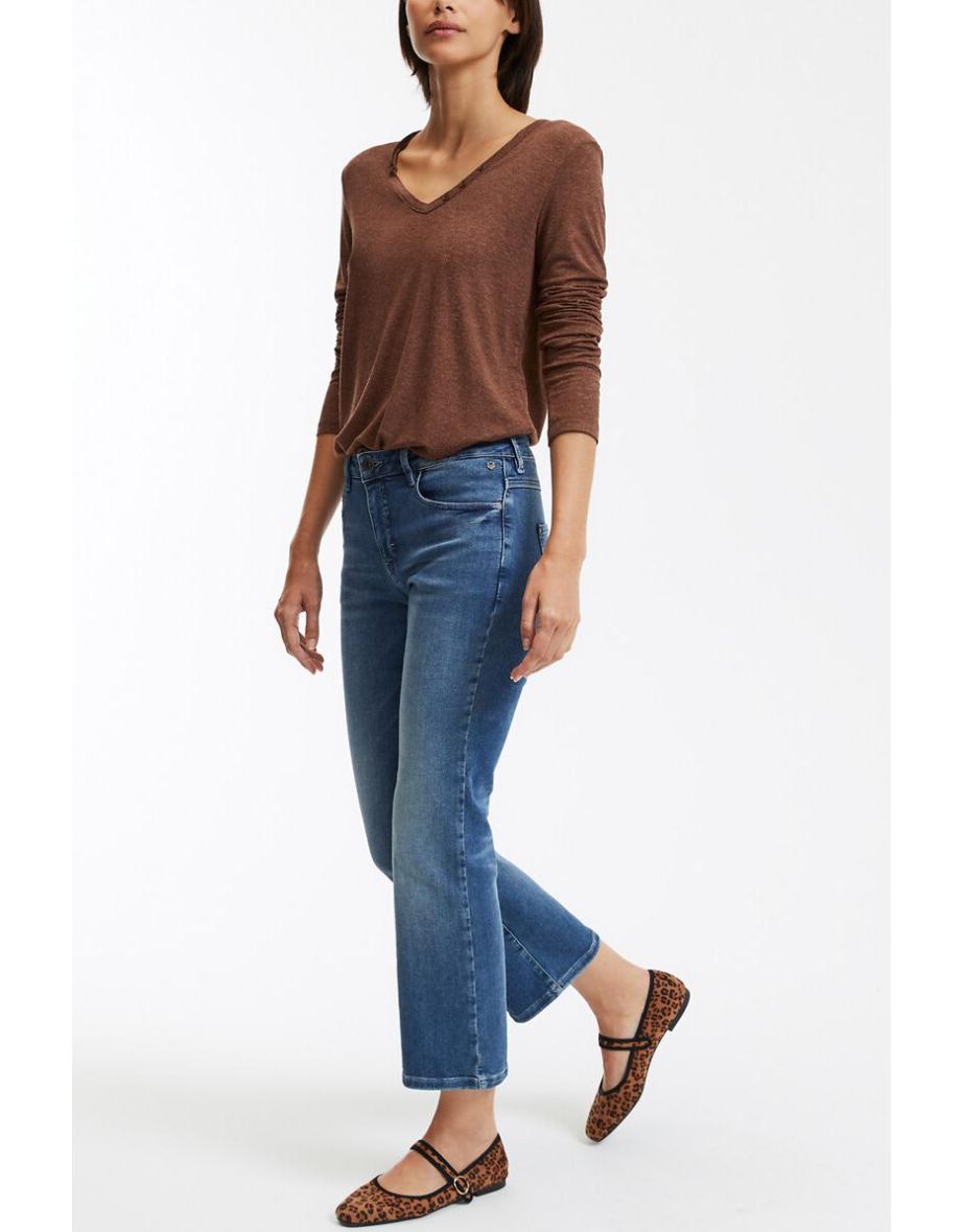 Torina Icon T-Shirt in Cotton Mix with Long Sleeves