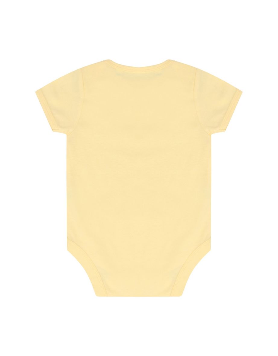 Larkwood Baby Boys/Girls Essential Short Sleeve Bodysuit - Pale Yellow