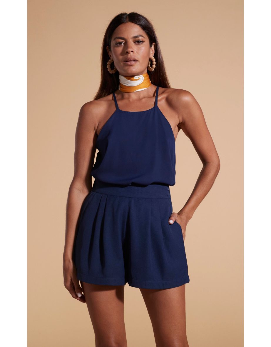 Chica Bella Shorts In Navy