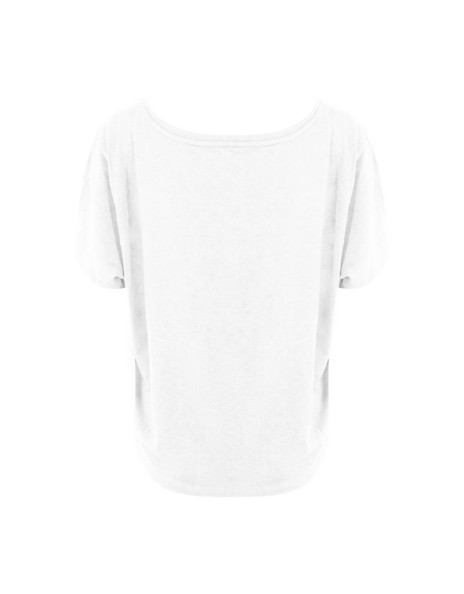 Ecologie Womens/Laides Daintree EcoViscose Cropped T-Shirt - Arctic White - 1
