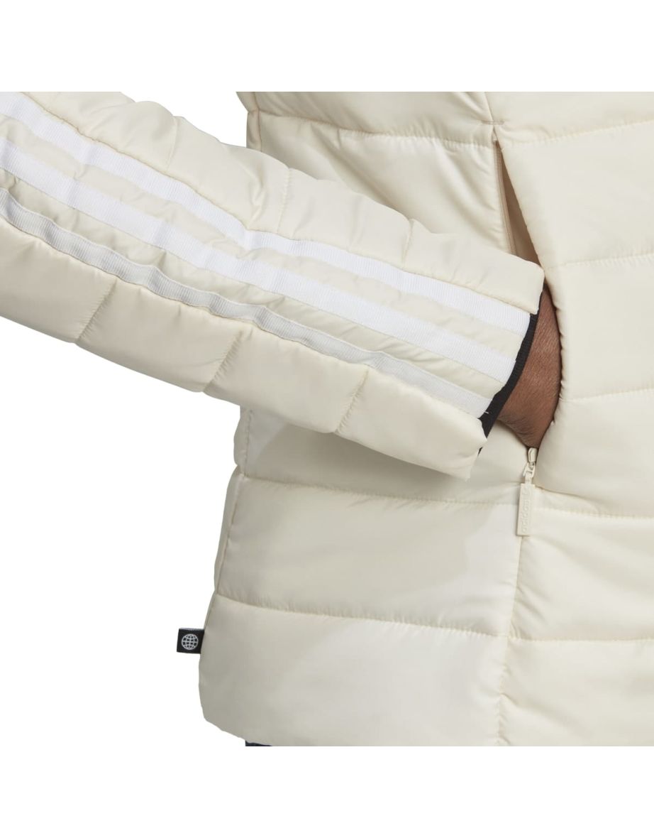 Women's adidas Originals Hooded Premium Slim Jacket in White - 9