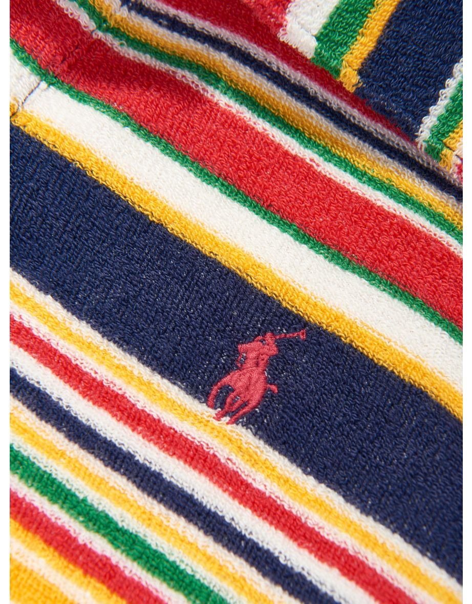 Boys Striped Polo Shirt in Yellow - 3