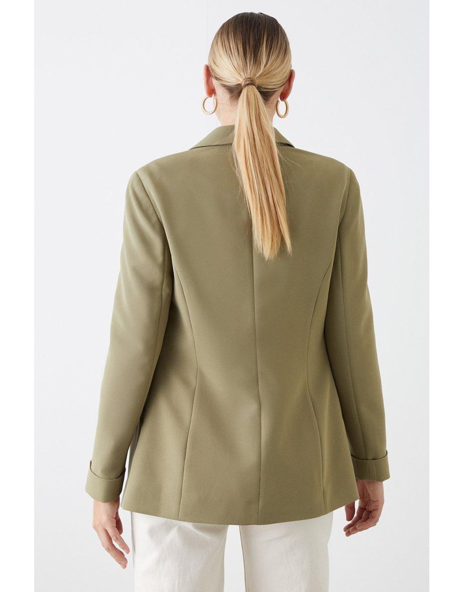 Tall Turnback Cuff Blazer - 2
