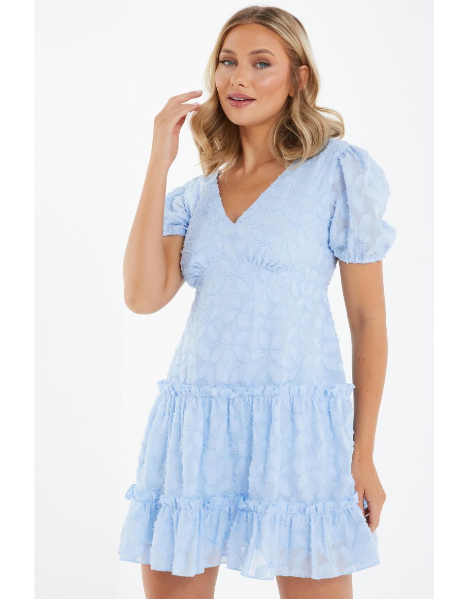 Light blue skater dress uk best sale