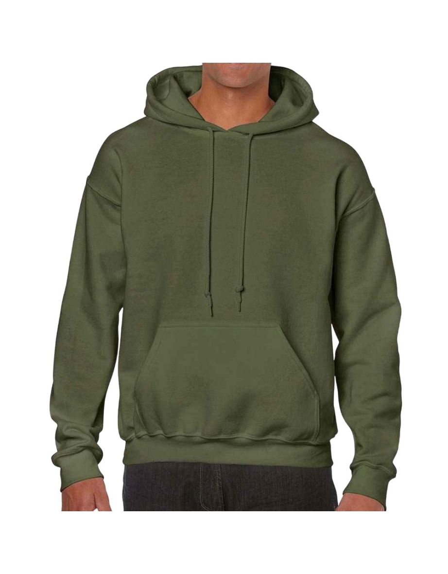 Gildan Mens Hoodie - Military Green