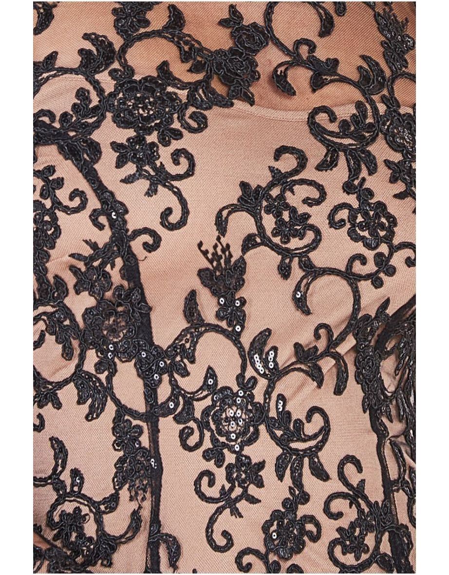 Goddiva Lace Multiway Midi With Flared Skirt - 3