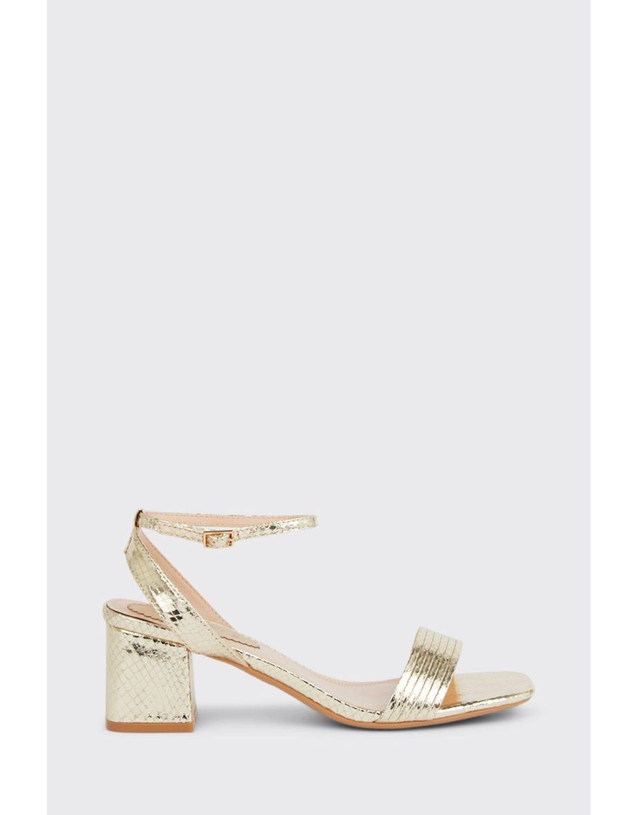 Wallis best sale gold sandals