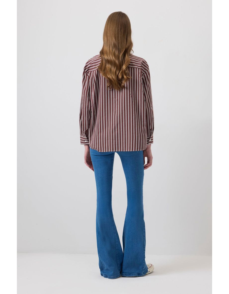 RELAX FIT STRIPED SHIRT - 3
