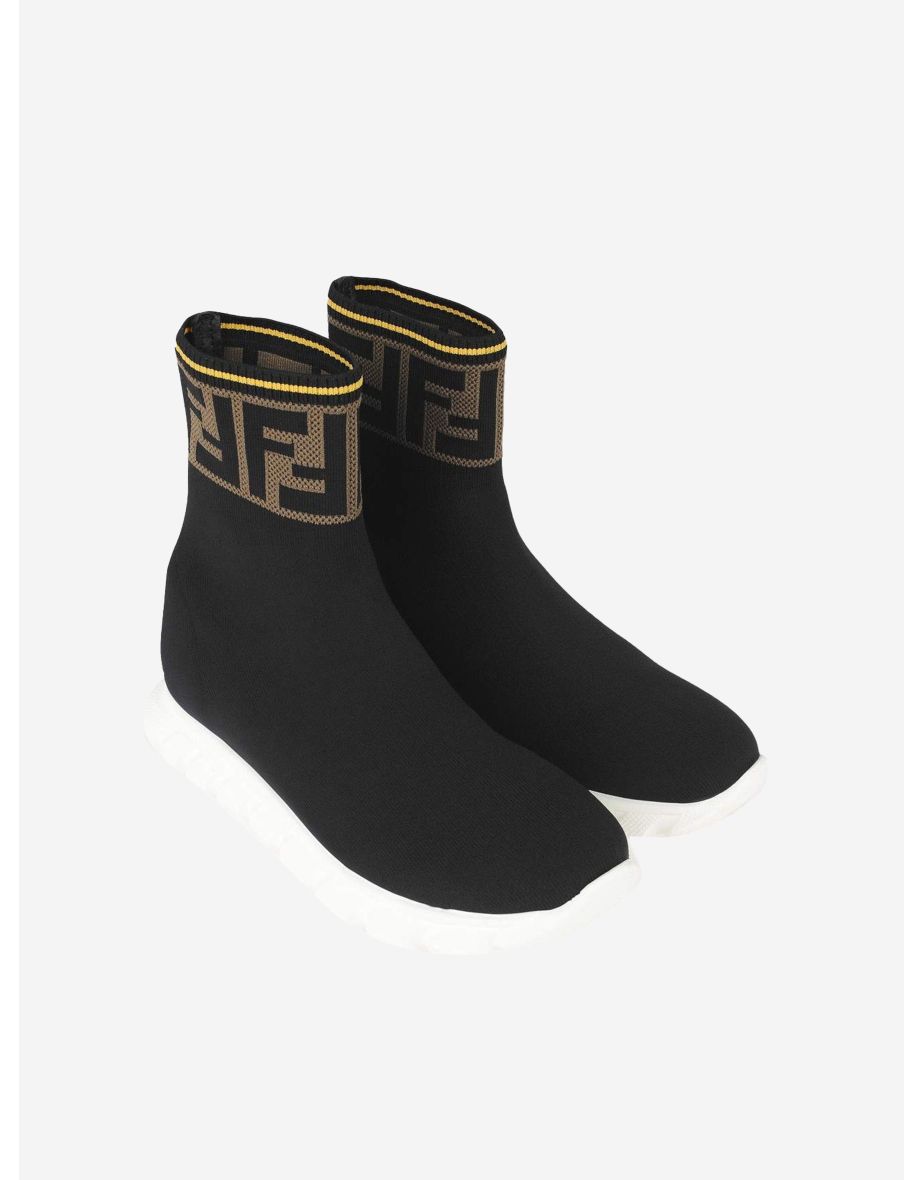 Kids FF Logo Sock Trainers