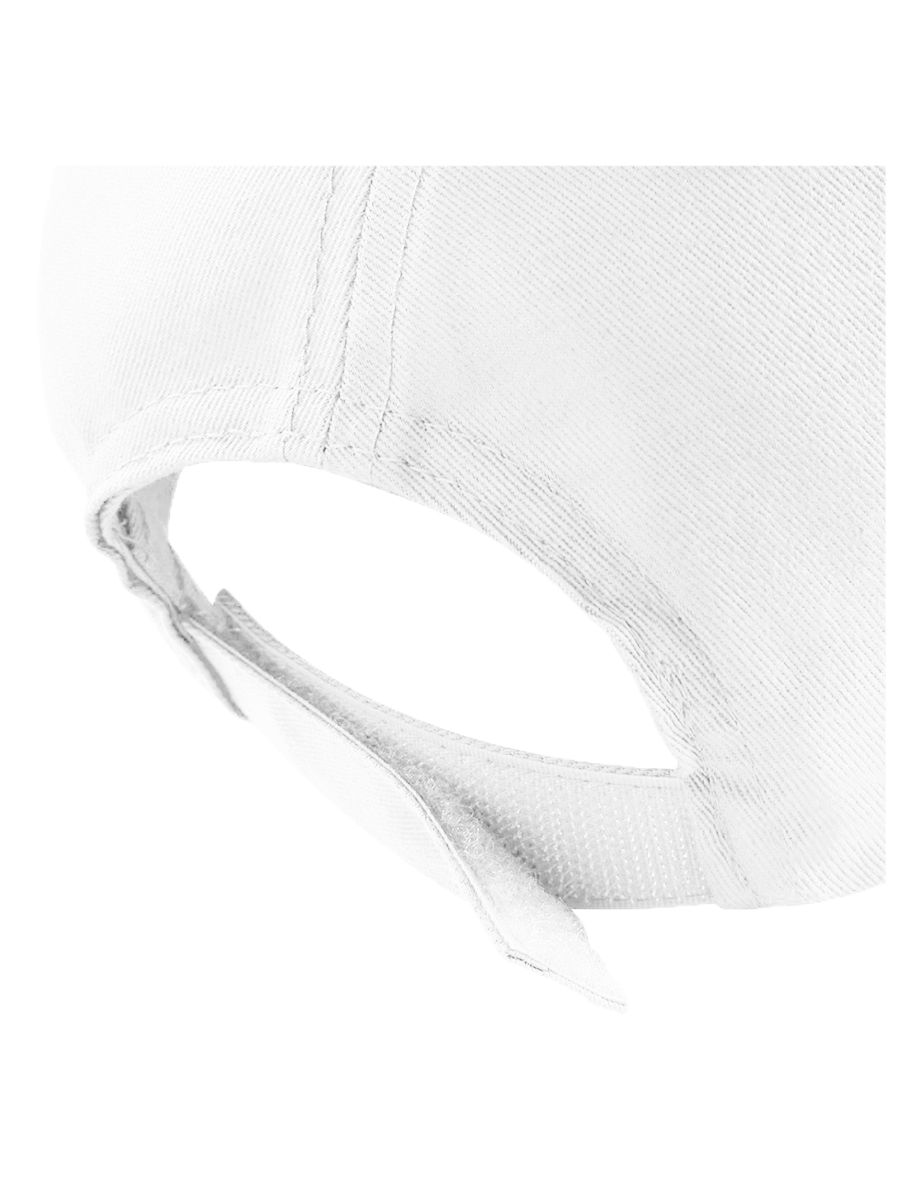 Beechfield Plain Unisex Junior Original 5 Panel Baseball Cap - White - 2