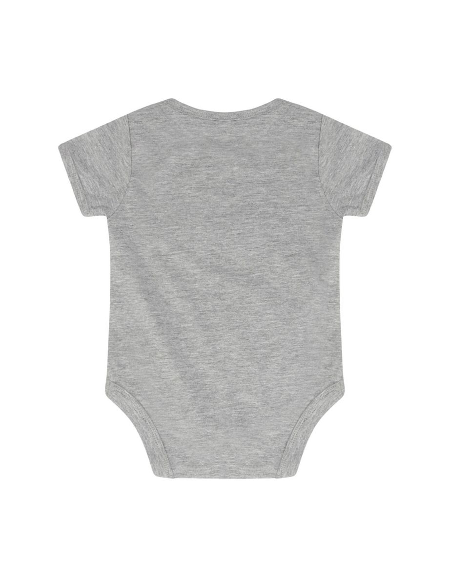 Larkwood Baby Boys/Girls Essential Short Sleeve Bodysuit - Heather Grey