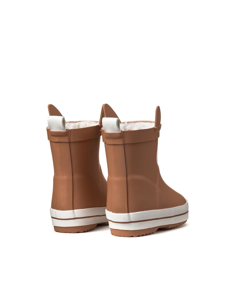 Kids Fox Wellies with Faux Fur Lining - 3