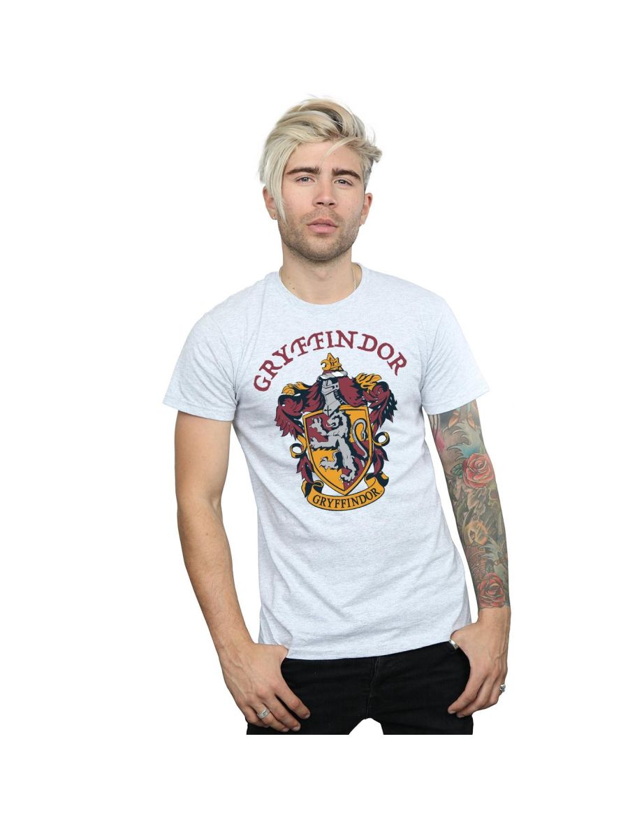 Harry Potter Mens Gryffindor T-Shirt - Sports Grey - 3