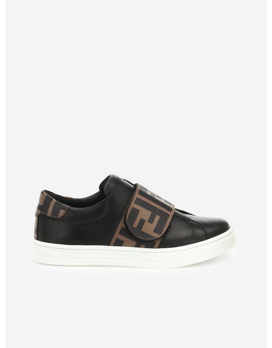 Fendi cheap white trainers