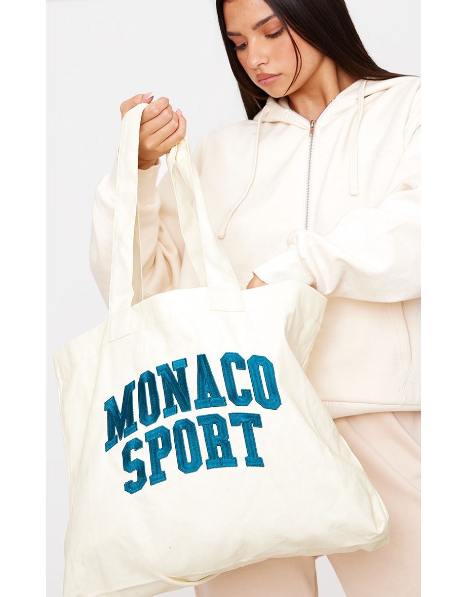 Cream 'Monaco' Tote Bag
