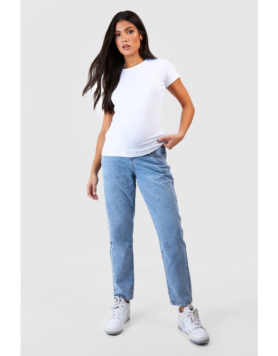 Maternity Over Bump Mom Jeans