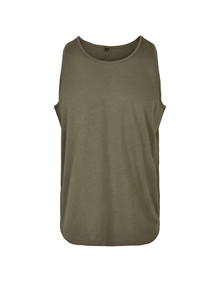 Mens Basic Tank Top - Olive